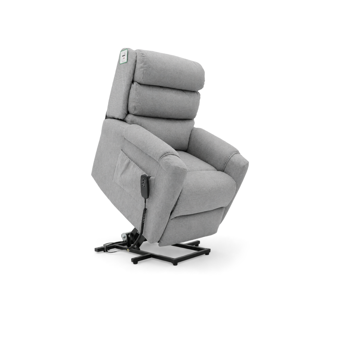 Burton, Rise and Recline Chair, Grey