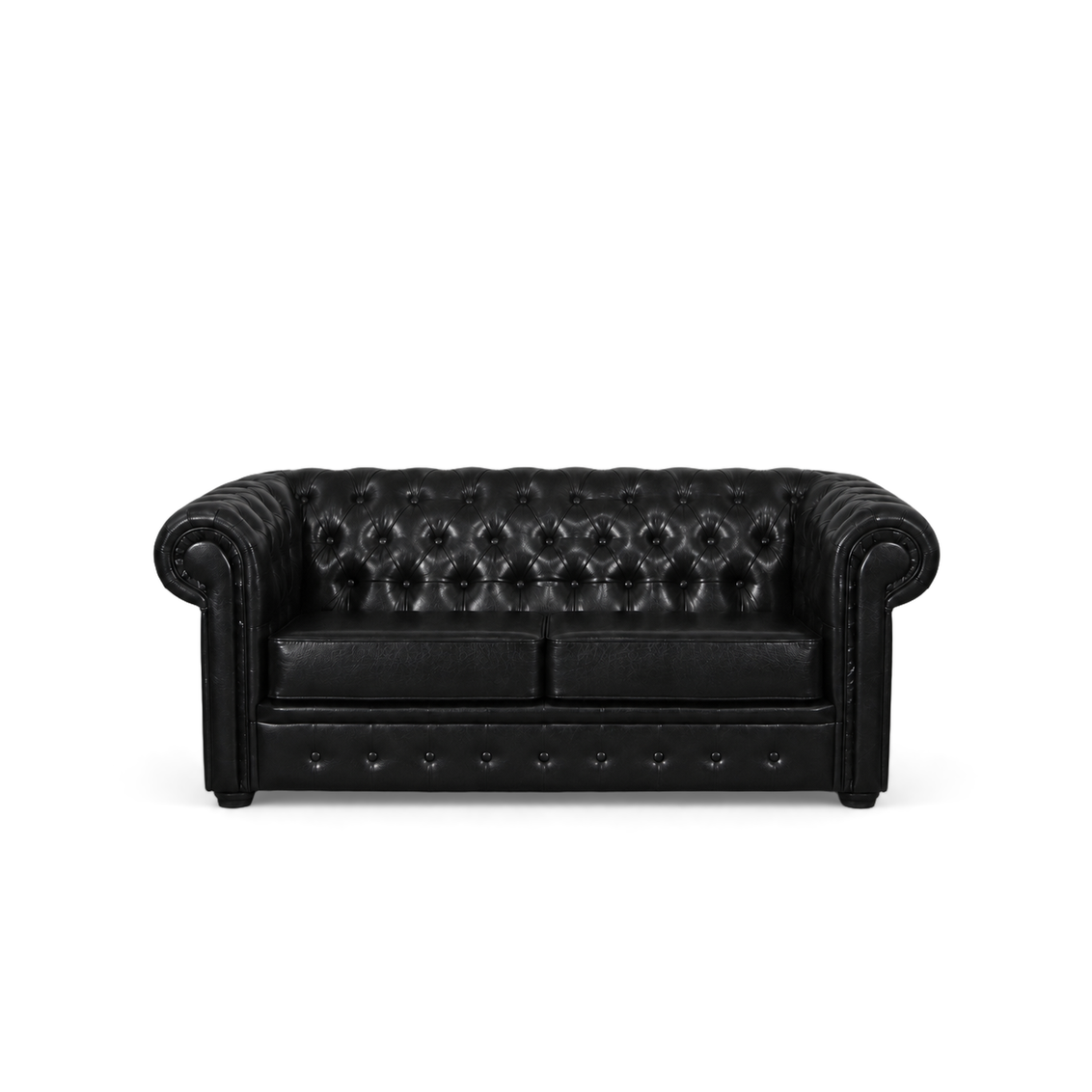 Chesterfield, 2 Seater, Black