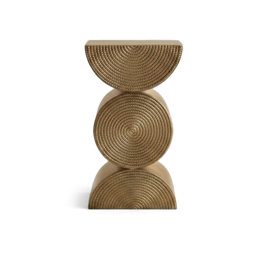 Nordic End Table - Gold