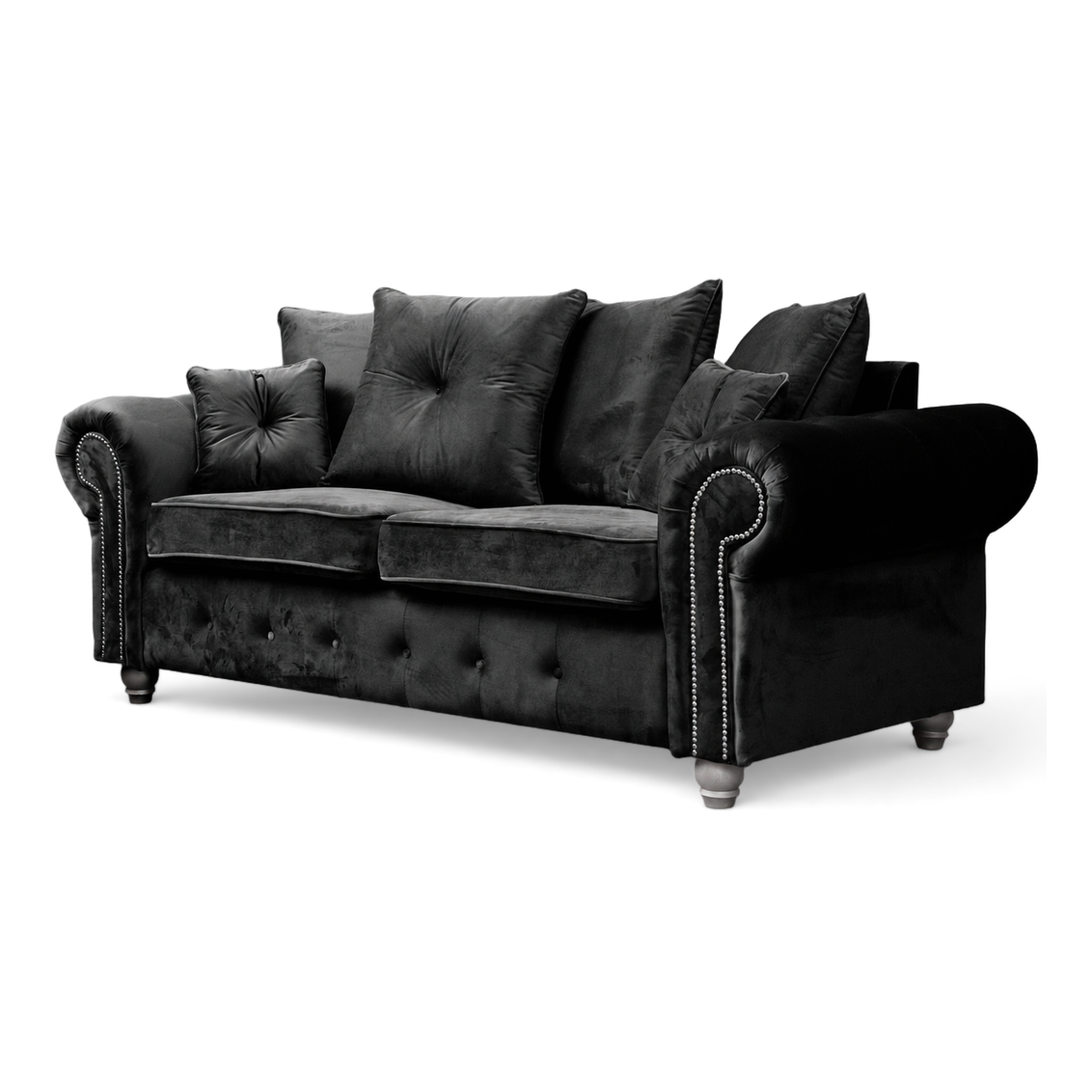 Olimpia Black 3 seater