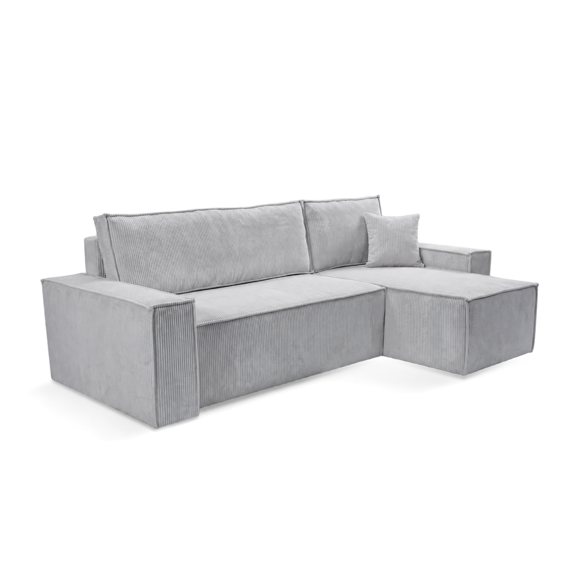 Pati Universal Jumbo Cord Sofabed, Corner - Grey