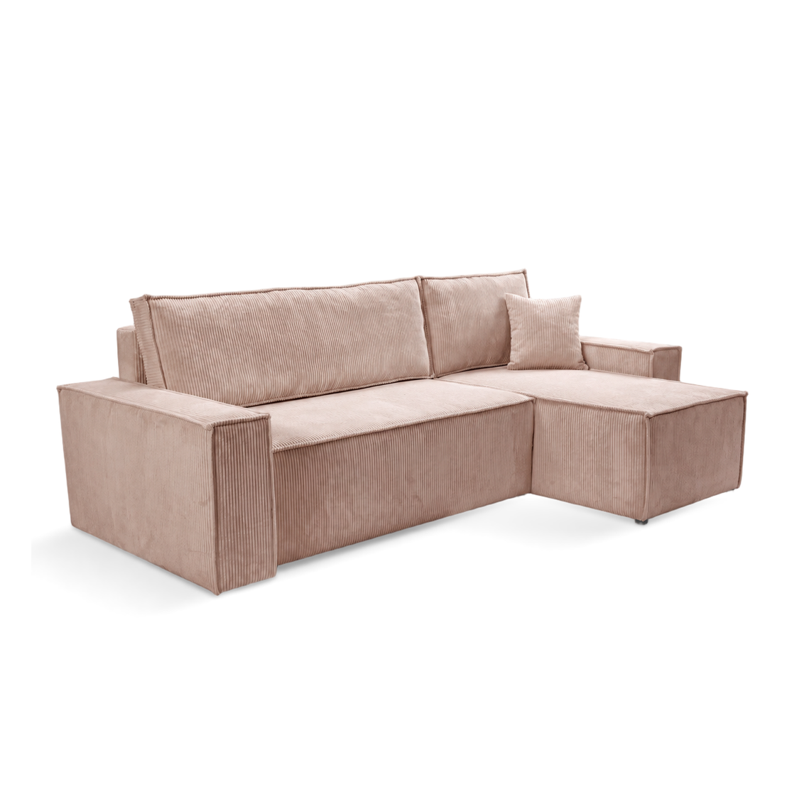 Pati Universal Jumbo Cord Sofabed, Corner - Rogue Pink