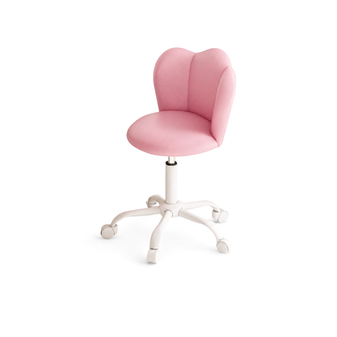 Pink Desk Swivel Chair - PU Leather
