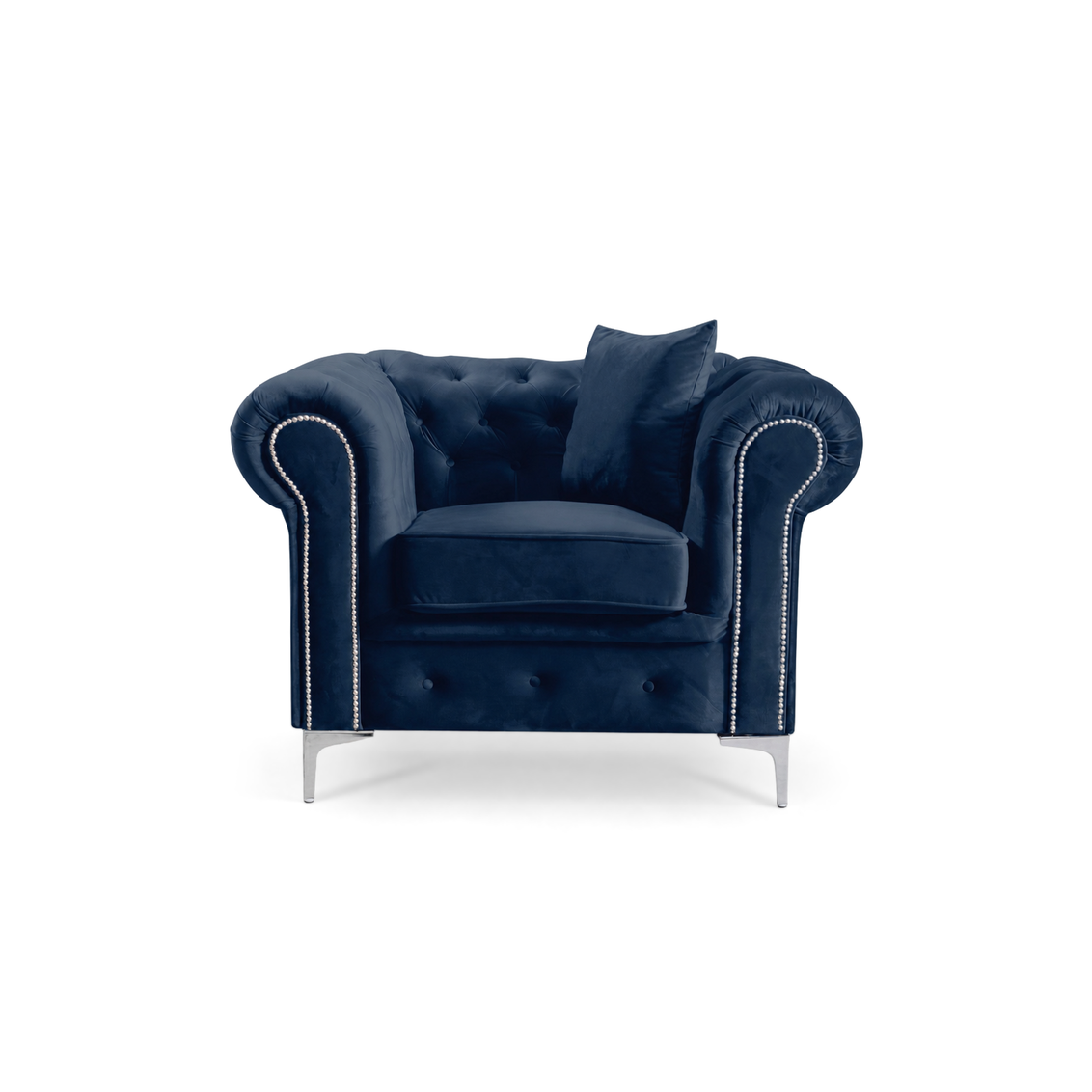 Roma Chesterfield, Blue, 1 seater