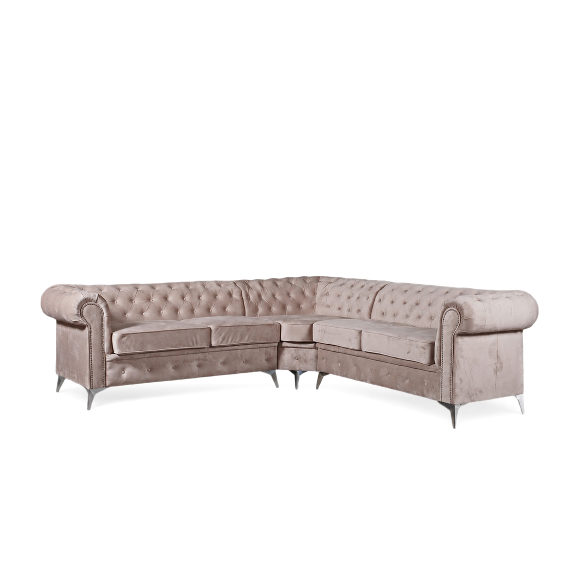 Roma Chesterfield, Corner, Beige