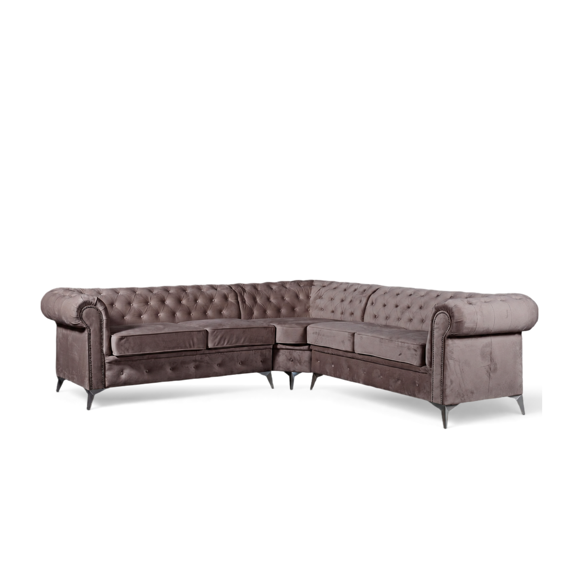 Roma Chesterfield, Corner, Taupe