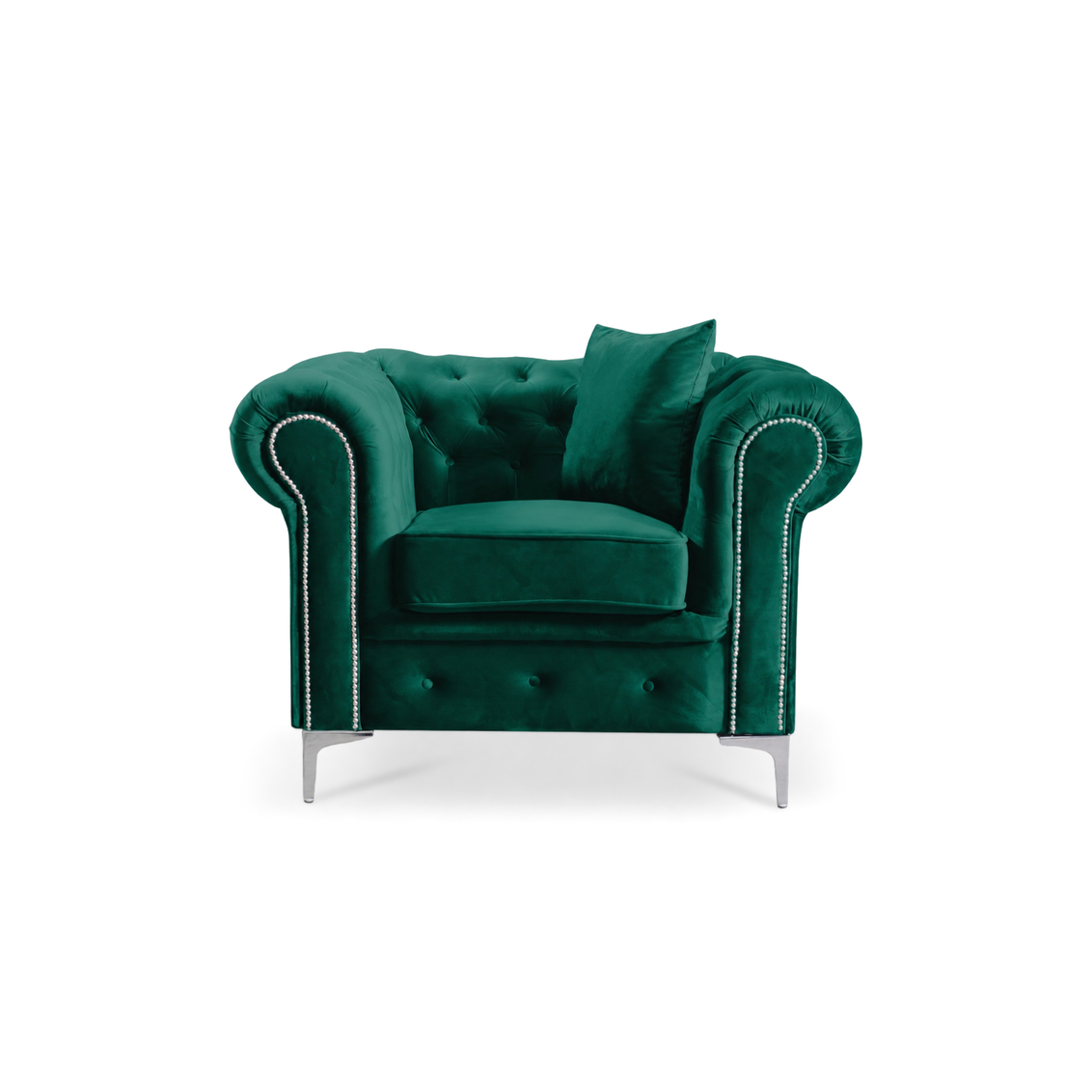 Roma Chesterfield, Green, 1 seater