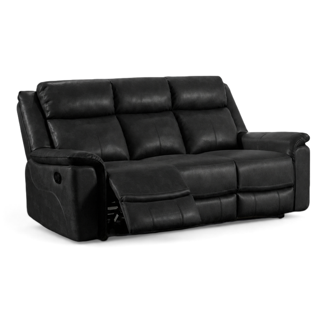 Torino, 3 Seater Sofa, Black
