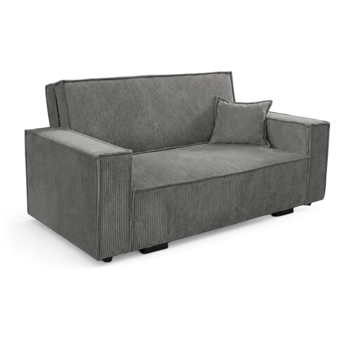 Viva Deluxe Sofabeds, 3 Seater, Jumbo Cord, Grey