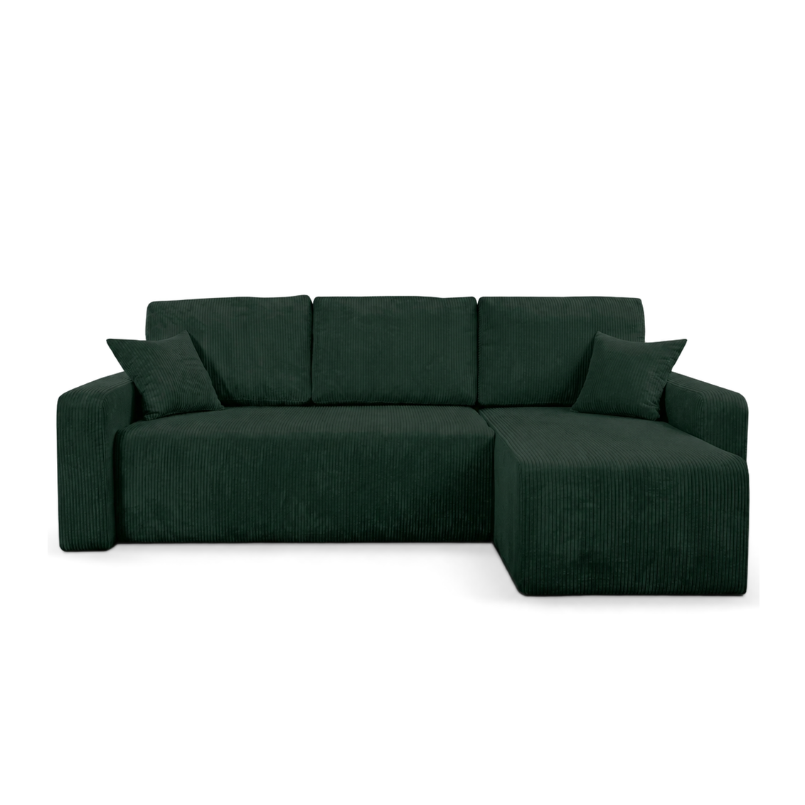 Yasmine L Shaped Sofabeds, Green