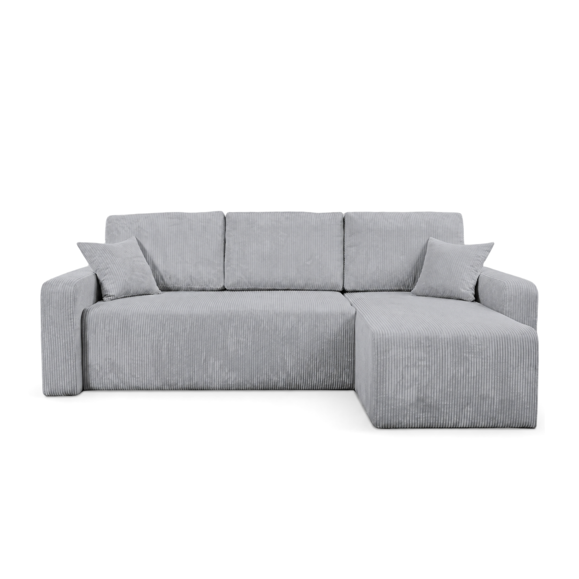 Yasmine L Shaped Sofabeds, Grey