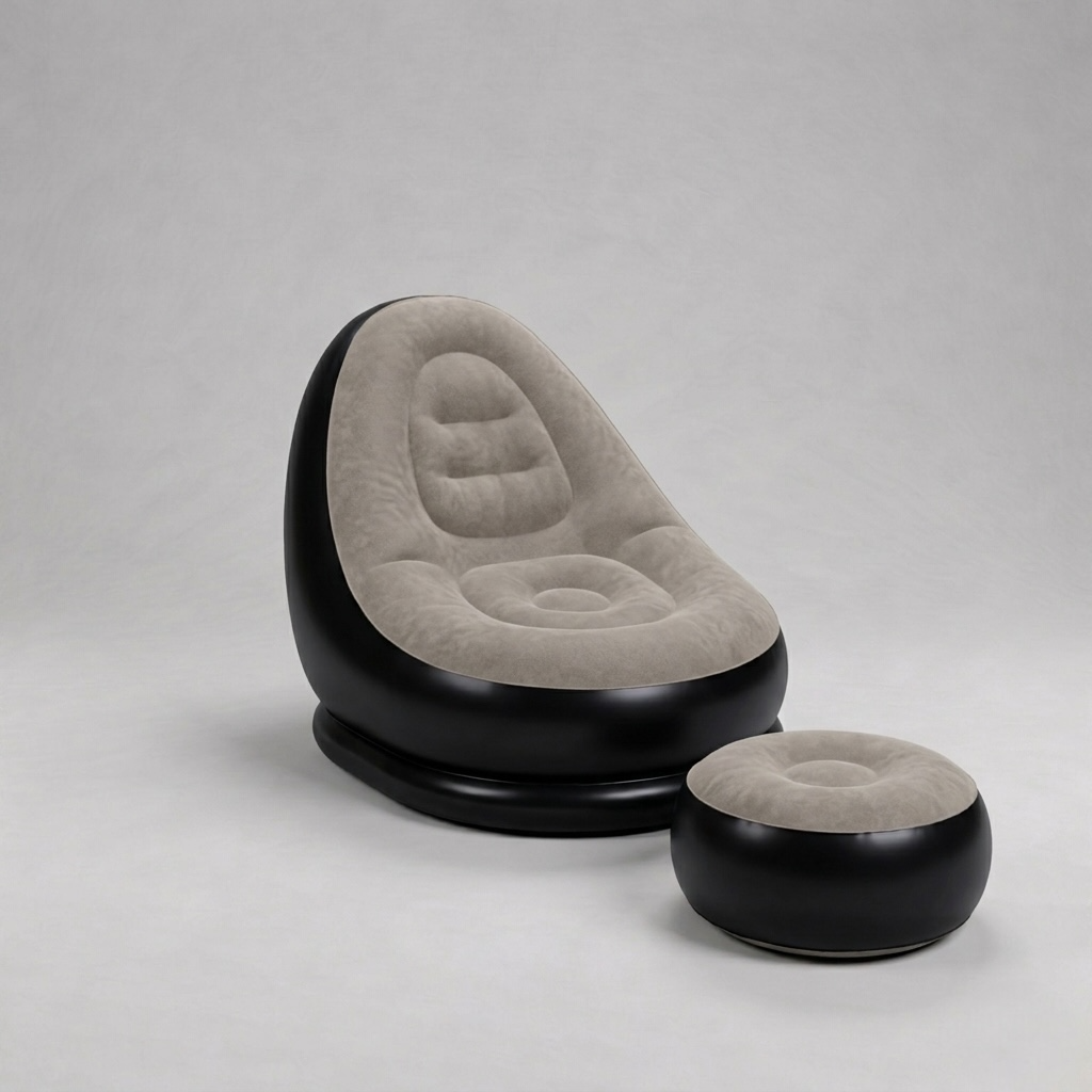 Inflatable Sofa With Footstool