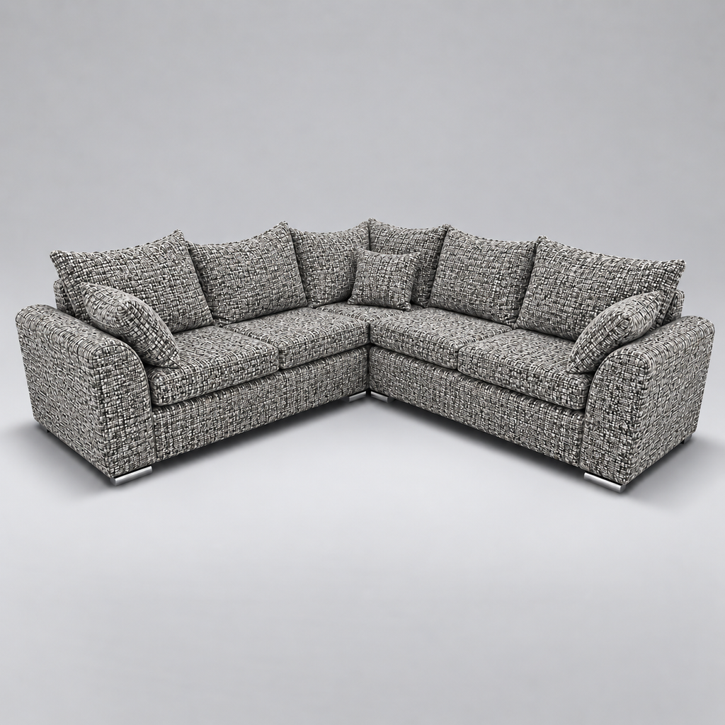 Monaco Corner Sofa (Fabric) Rock