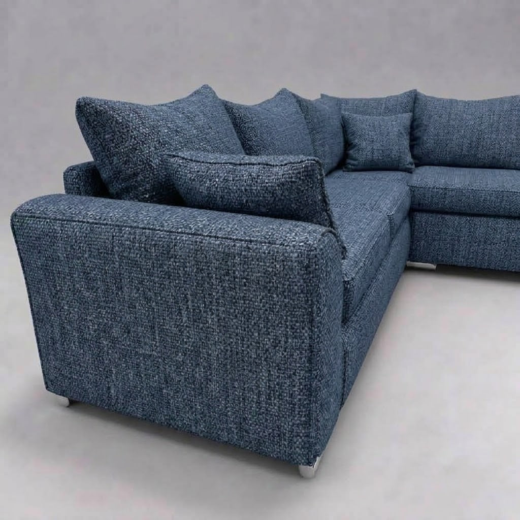 Monaco Corner Sofa (Fabric) Ocean