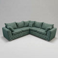 Monaco Corner Sofa (Fabric) Seaweed