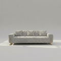 Lux Sofa Set 3 Seater White