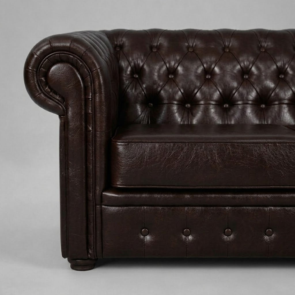 Chesterfield, 2 Seater, Brown