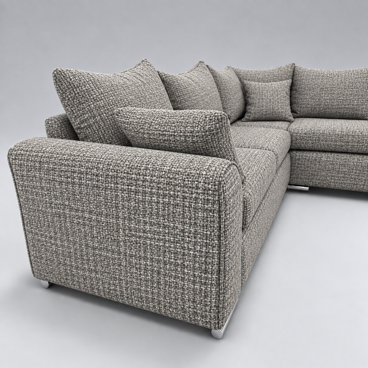 Monaco Corner Sofa (Fabric) Rock