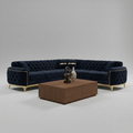 Royal Sofa Corner Set Navy Blue