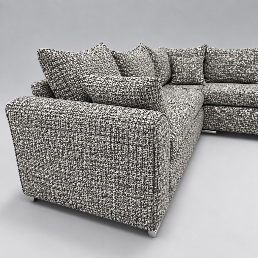 Monaco Corner Sofa (Fabric) Rock