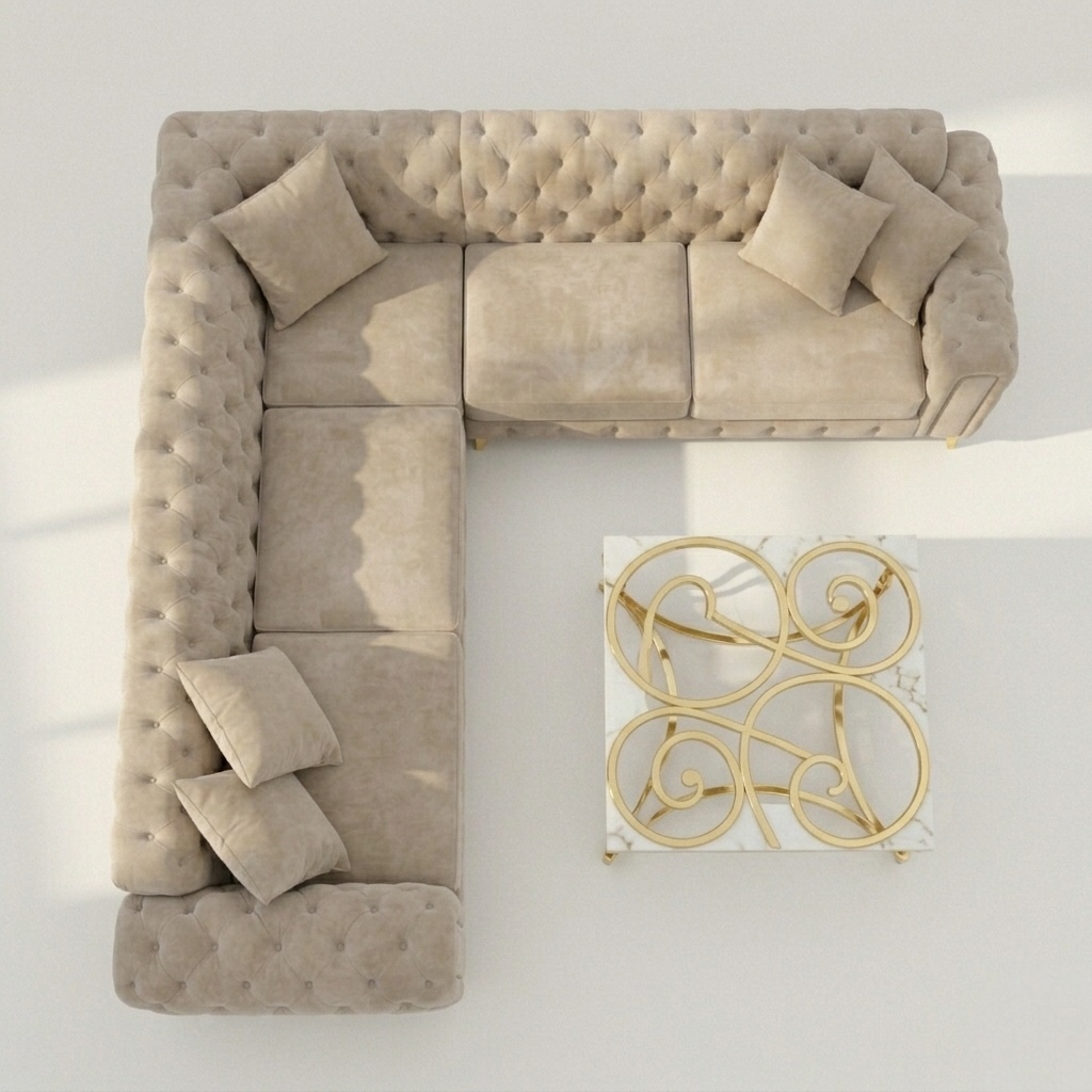 Nora Corner Set Beige