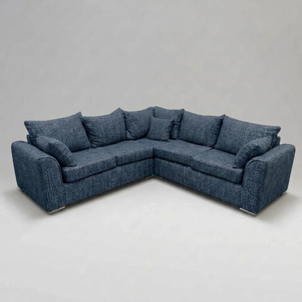 Monaco Corner Sofa (Fabric) Ocean