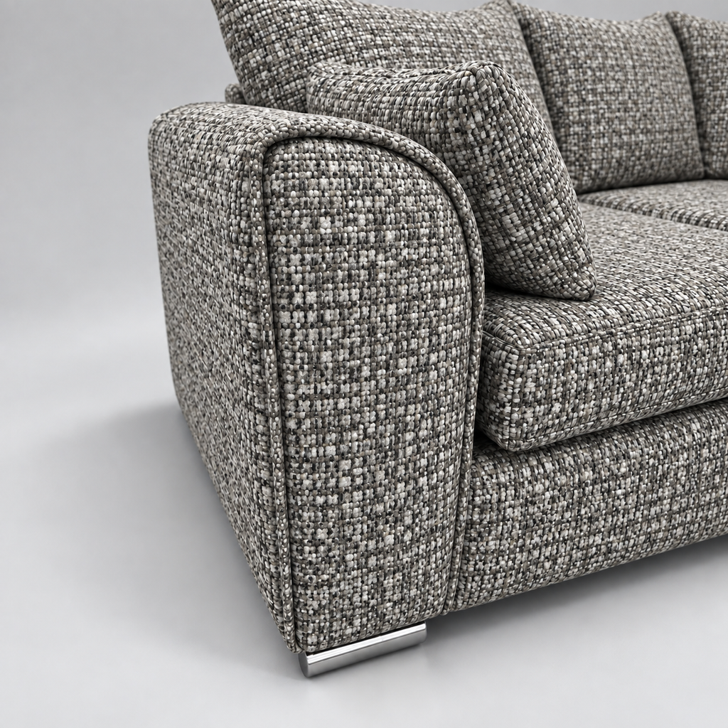 Monaco Corner Sofa (Fabric) Rock