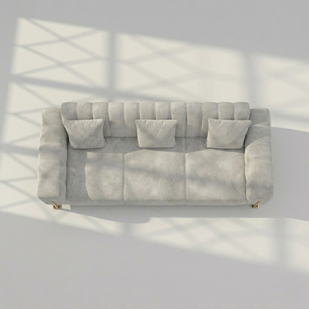 Lux Sofa Set 3 Seater White