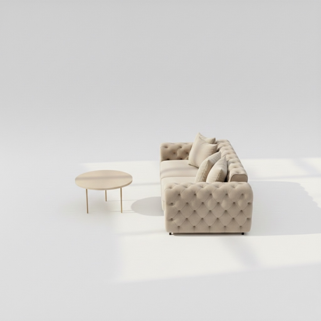 Nora 3 Seater Beige