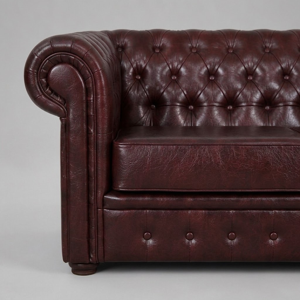 Chesterfield, 2 Seater, Antique brown