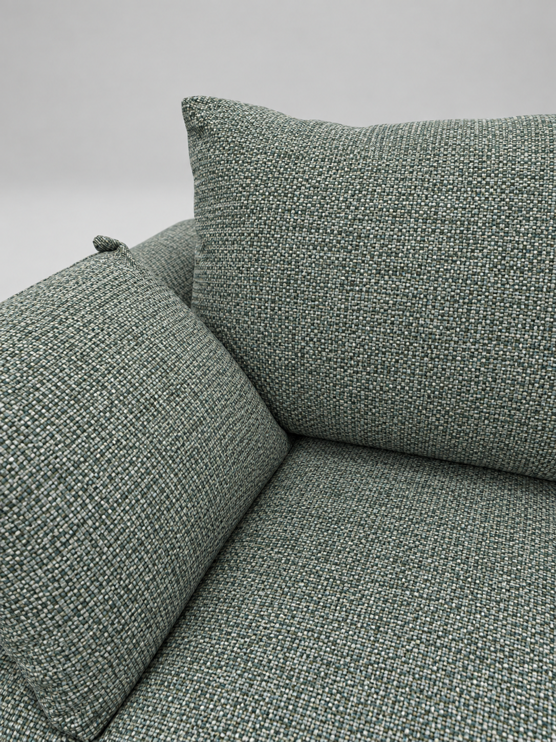 Monaco Corner Sofa (Fabric) New Teal