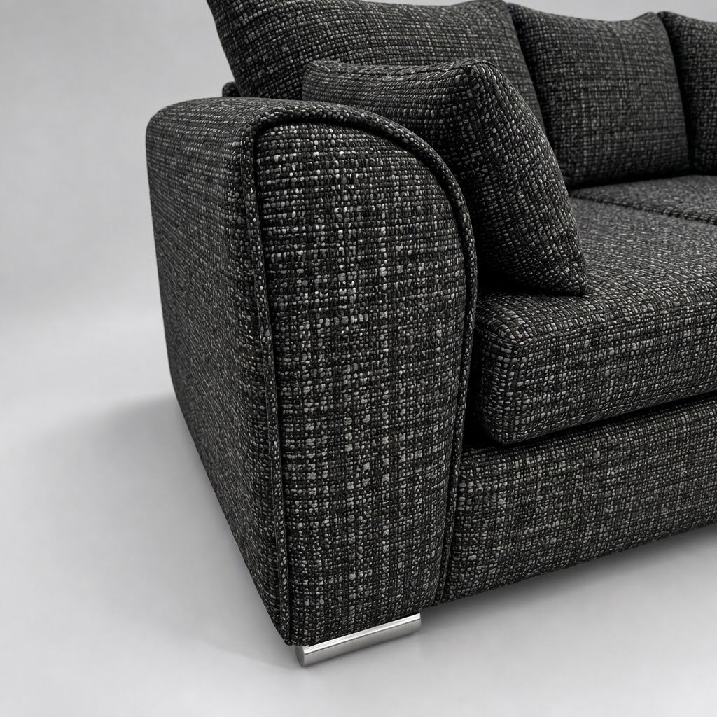 Monaco Corner Sofa (Fabric) Anthracite