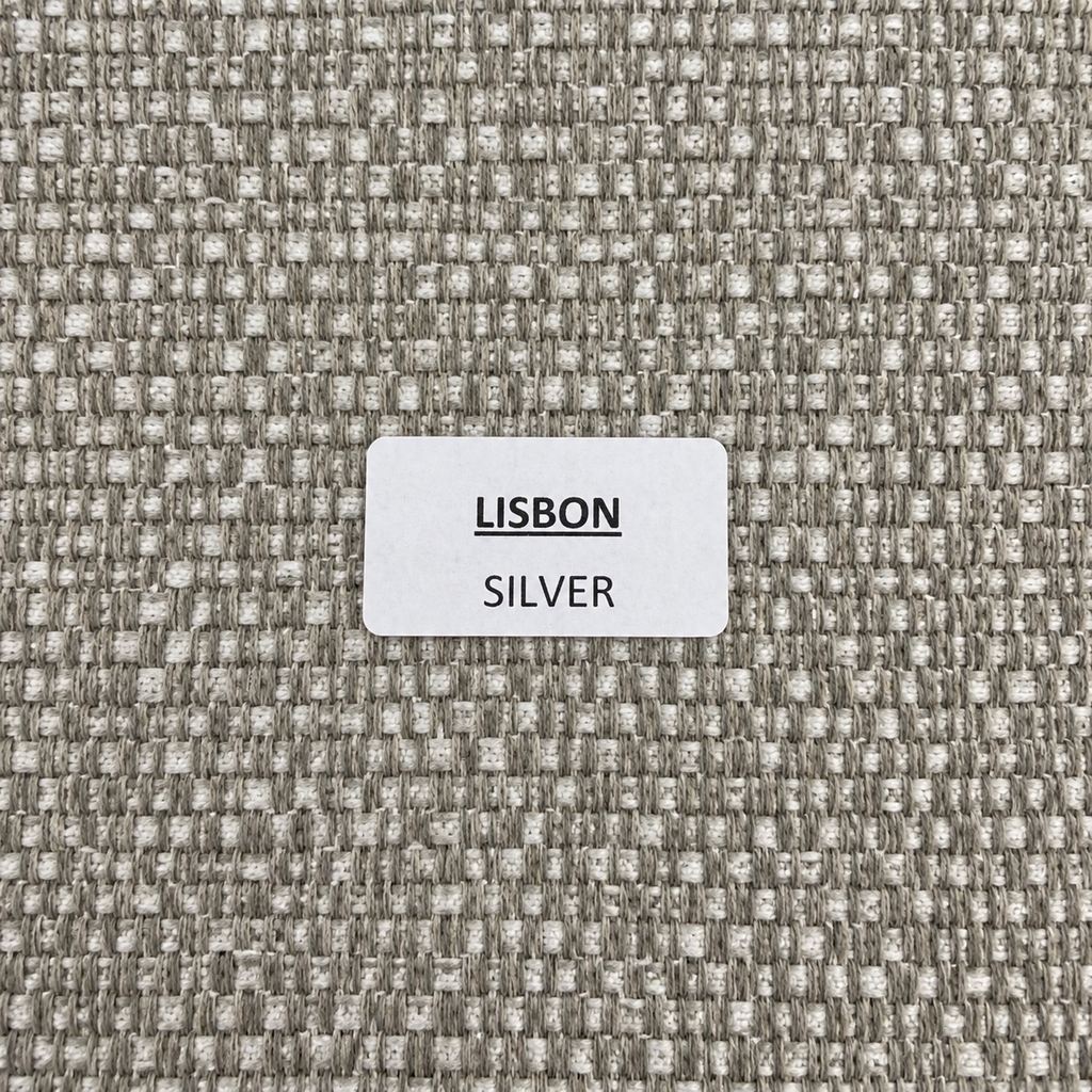 Monaco Corner Sofa (Fabric) Silver