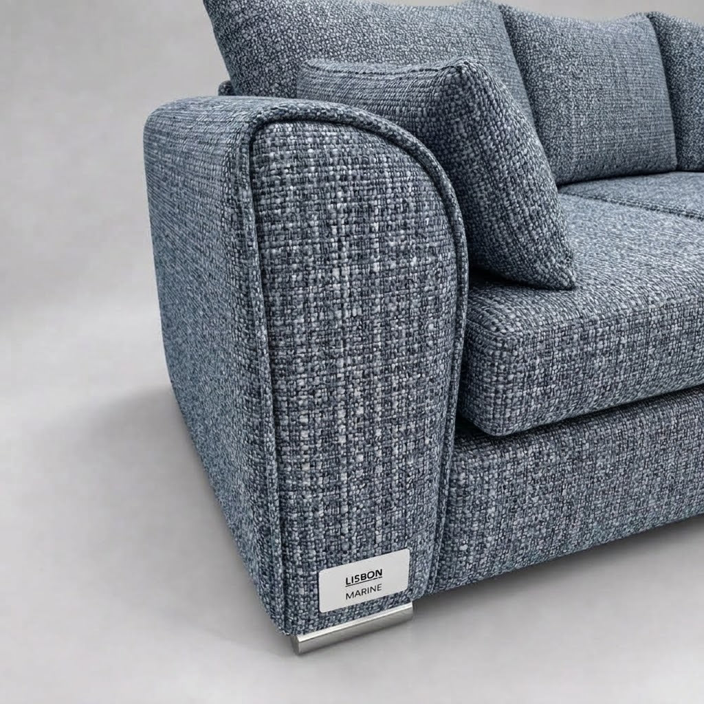 Monaco Corner Sofa (Fabric) Marine