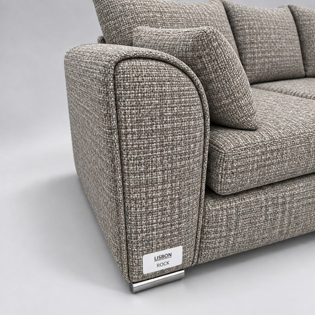 Monaco Corner Sofa (Fabric) Rock