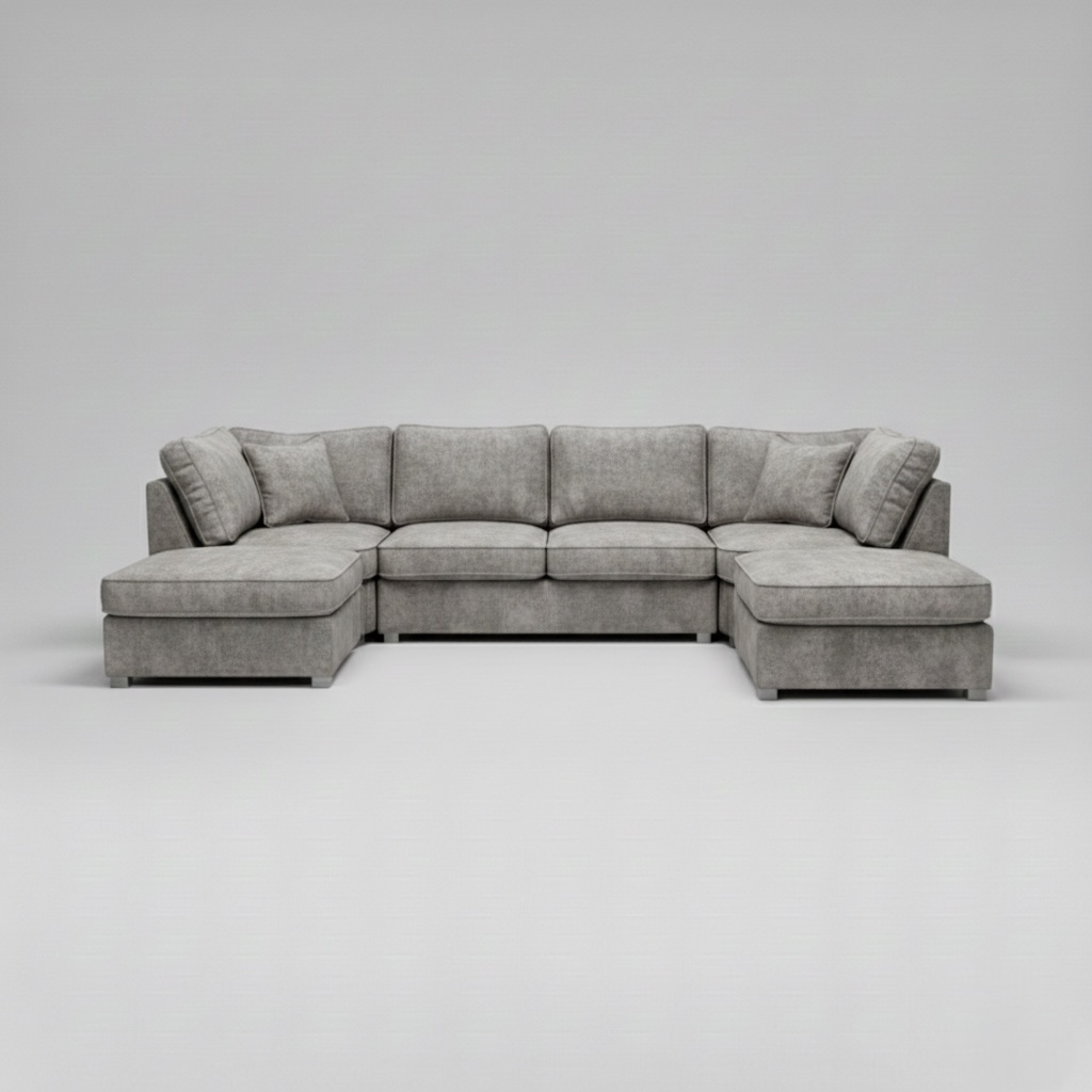 Bishop, U Corner, Light Grey