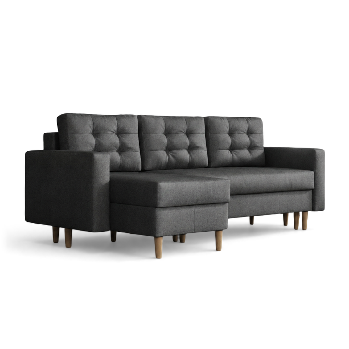 Ana Sofabeds, Corner, Dark Grey