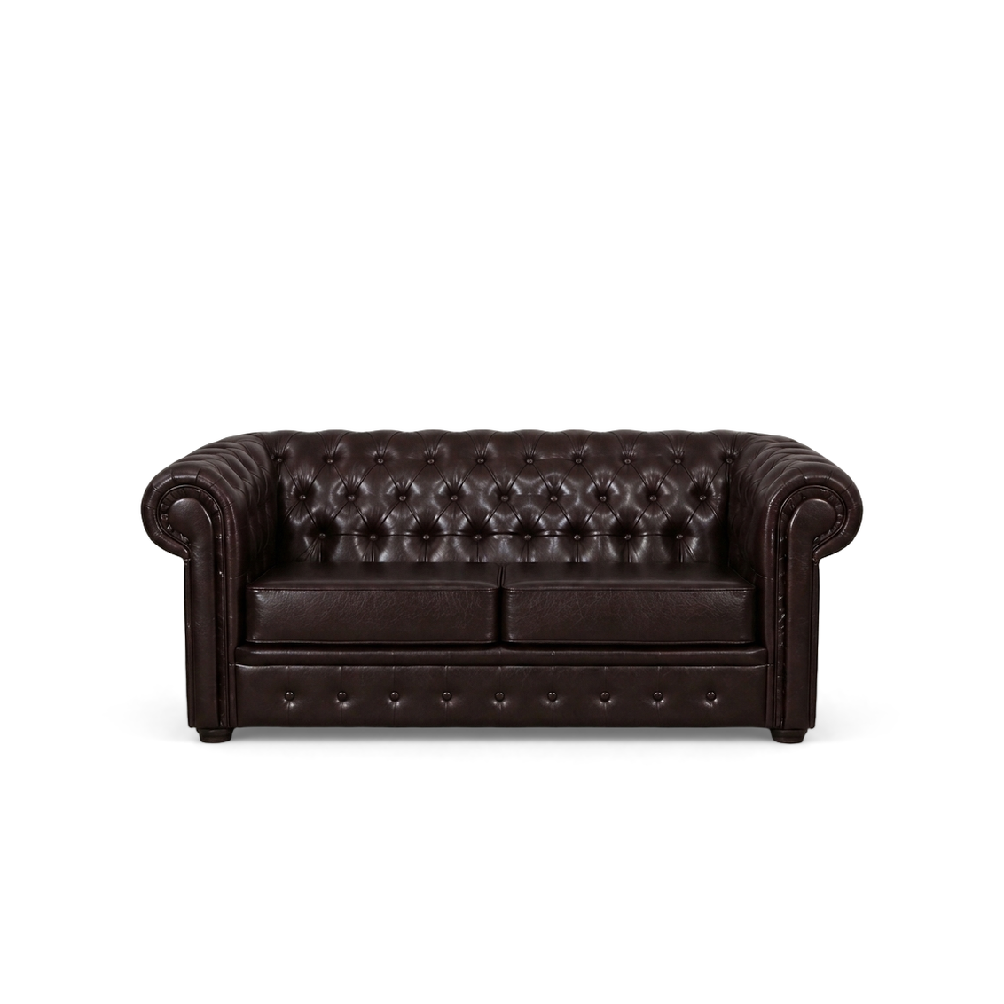 Chesterfield, 2 Seater, Brown