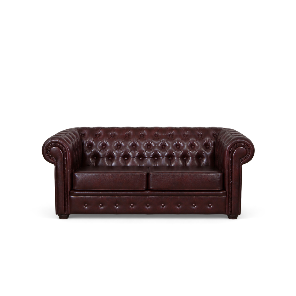Chesterfield, 2 Seater, Antique brown