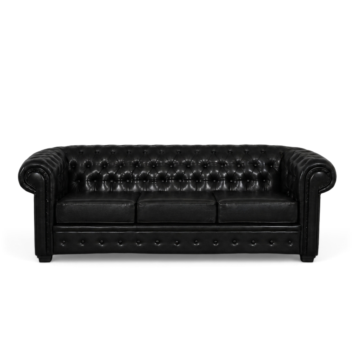 Chesterfield, 3 Seater, Black