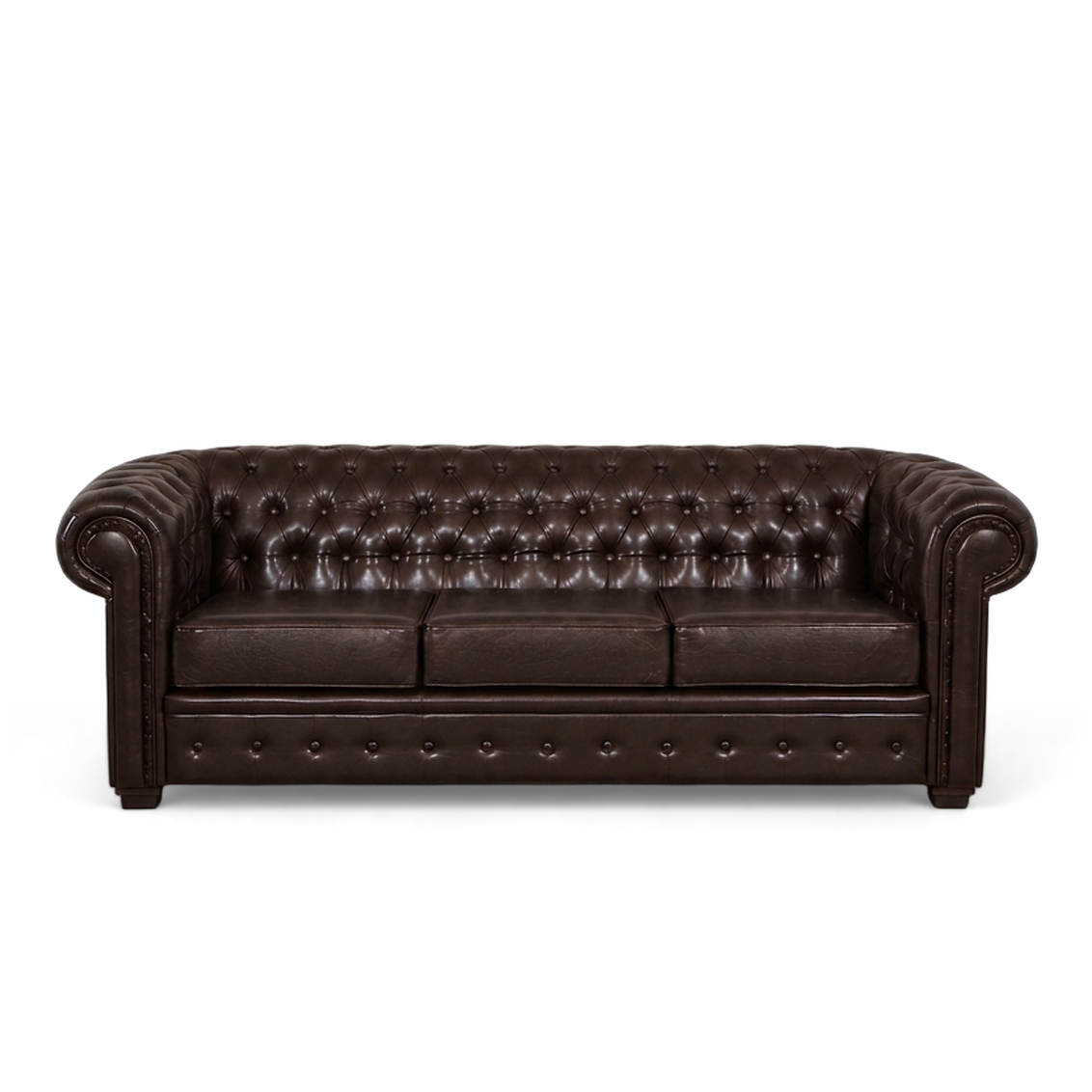 Chesterfield, 3 Seater, Brown