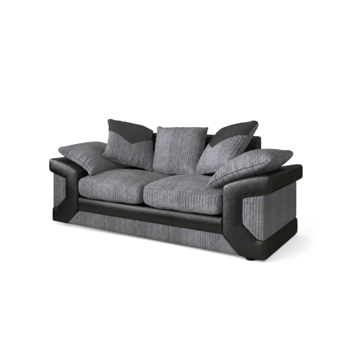 Dino, 2 Seater, Grey + Black