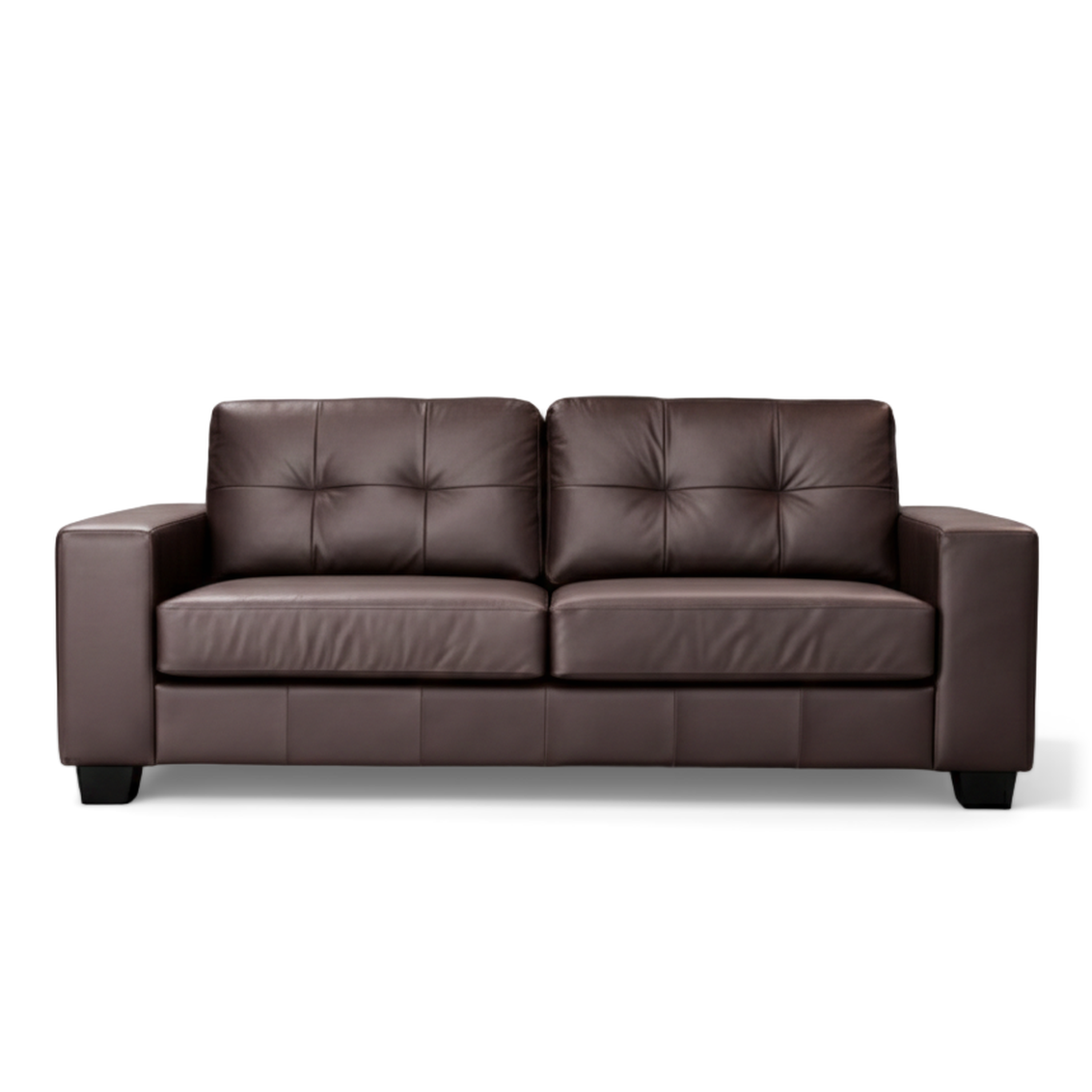 Jerry, 3 Seater, Dark Brown