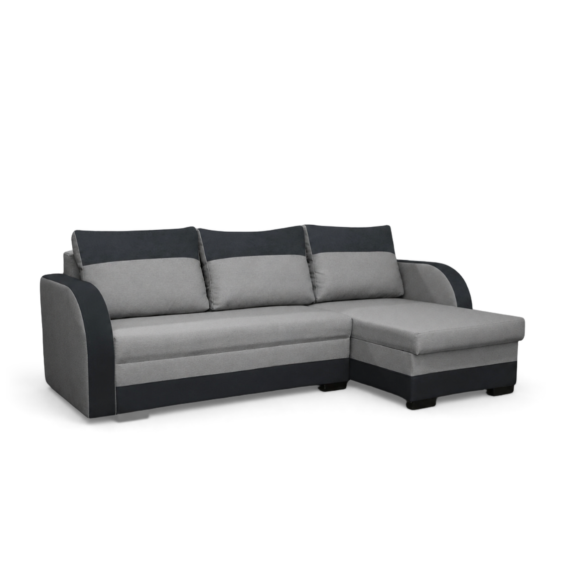 Jozef Sofabeds, Universal Corner, Grey + Dark Grey