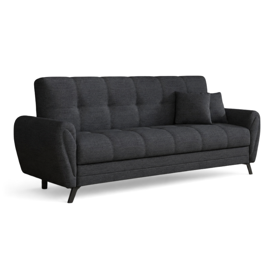 Kaya 3 Seater Sofabed - Dark Grey