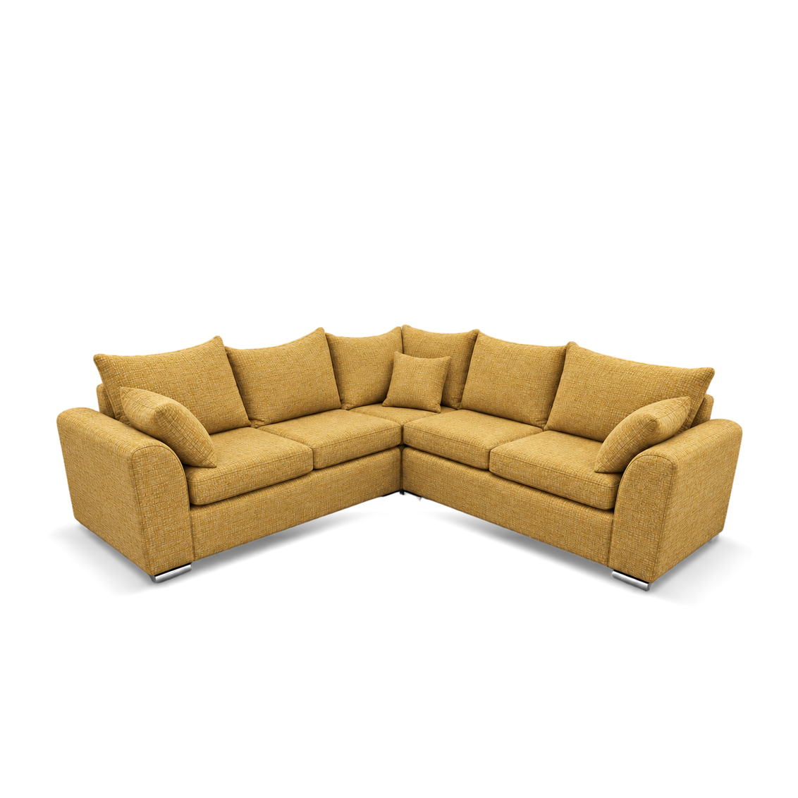 Monaco Corner Sofa (Fabric) Citrus