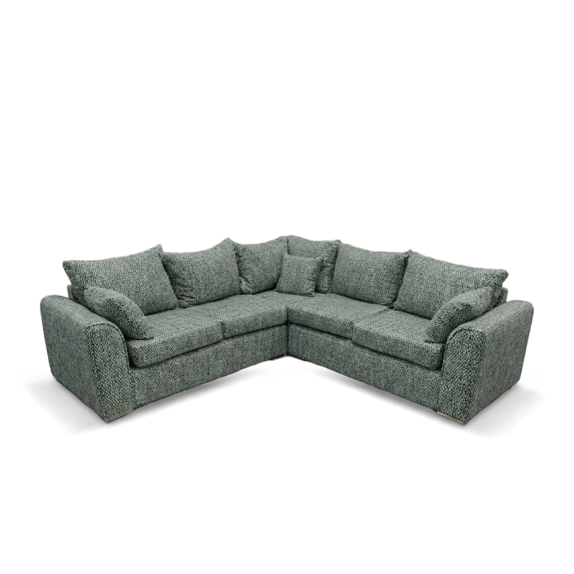 Monaco Corner Sofa (Fabric) New Teal