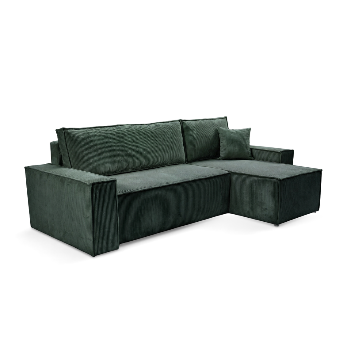 Pati Universal Jumbo Cord Sofabed, Corner - Green
