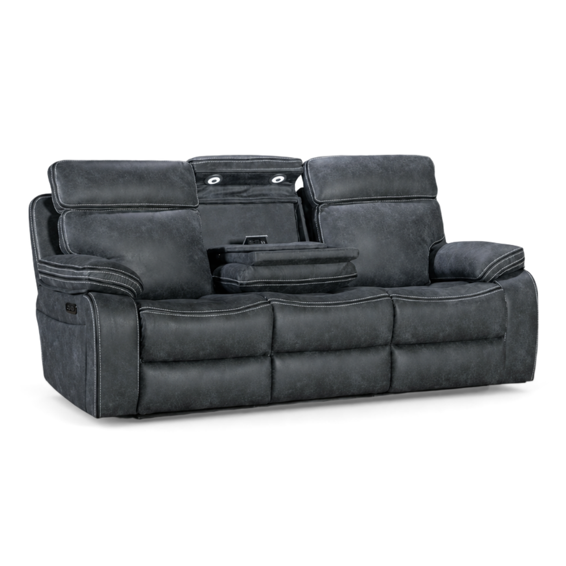 Techno, 3 Seater Sofa, Grey