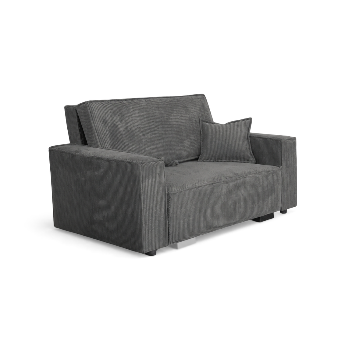 Viva Deluxe Sofabeds, 2 Seater, Jumbo Cord, Grey